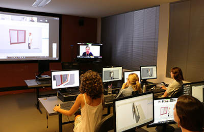 Leading film designer tutors NIDA students in virtual classroom