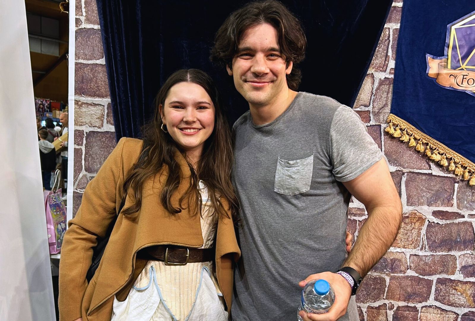 From left to right: Bethany Hewitt (Costume, 2021) and Patrick Mandziy at Supanova, Sydney, 2024.